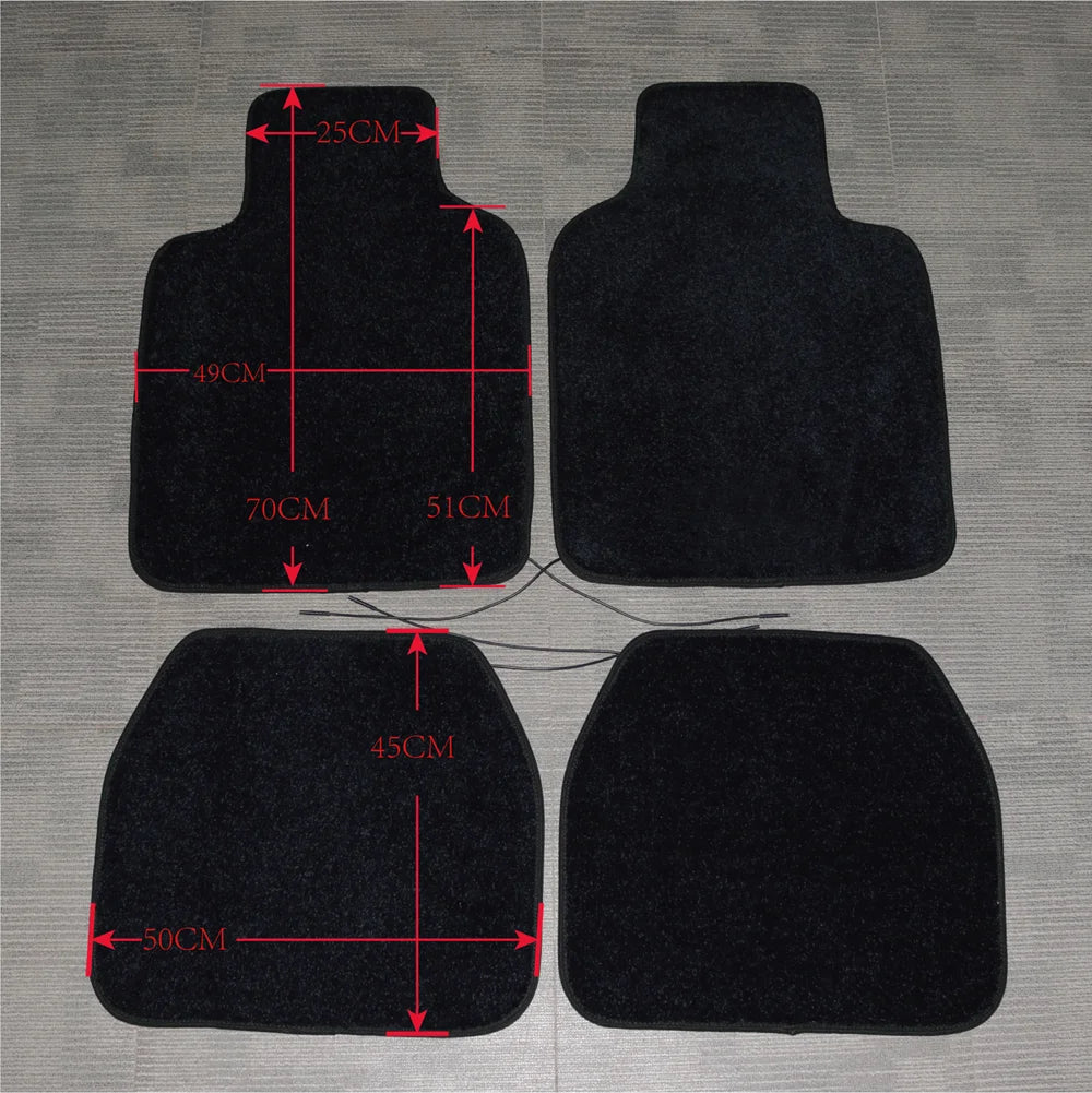 Fiber Optic Star Light Car Mats – Waterproof LED Twinkle Rugs with APP & Remote Control Effects