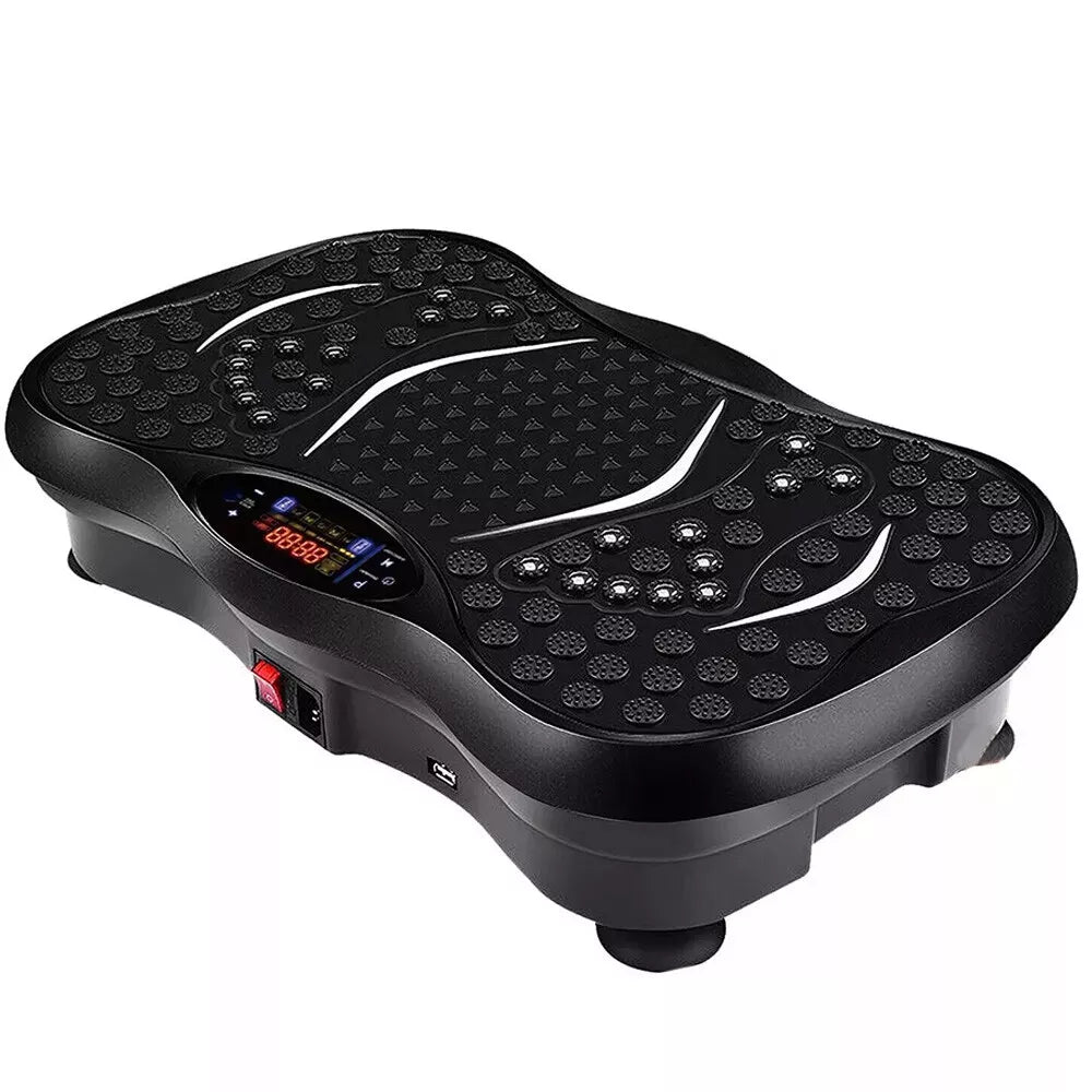 Vibration Plate Exercise Machine with 99 Speed Levels, Bluetooth Speaker & Resistance Bands
