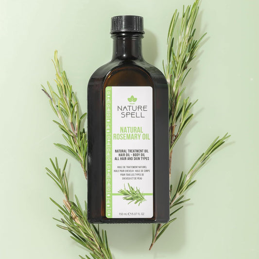 Nature Spell Rosemary Oil for Hair Growth & Skin Glow Bundle