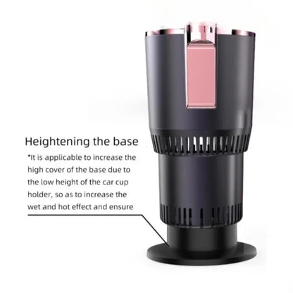 2-in-1 Car Cup Holder Cooler & Warmer 12V Smart Temperature Control Mug for Travel, Office & Home