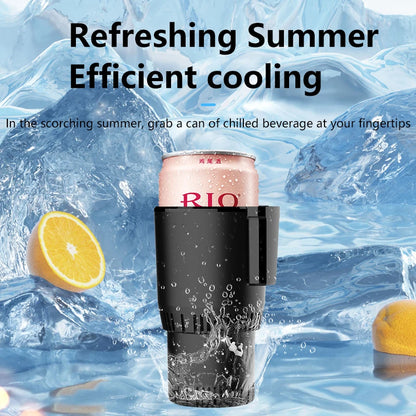 2-in-1 Smart Car Cup Warmer & Cooler 12V-24V Touch Screen Temp Display for Travel & Summer