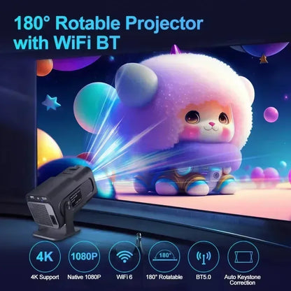 Magcubic HY320 4K Android TV Projector – 1080P, Laser Autofocus & Keystone Correction