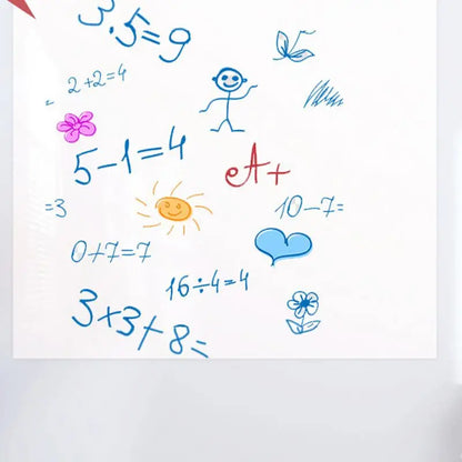 Electrostatic Whiteboard Wall Sticker – Removable Kids’ Writing & Drawing Board, No-Damage Wall Painting Sheet