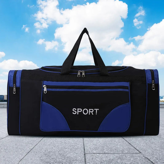Oxford Fitness Bag Large Capacity Waterproof Yoga & Sports Backpack with Adjustable Straps for Outdoor Football
