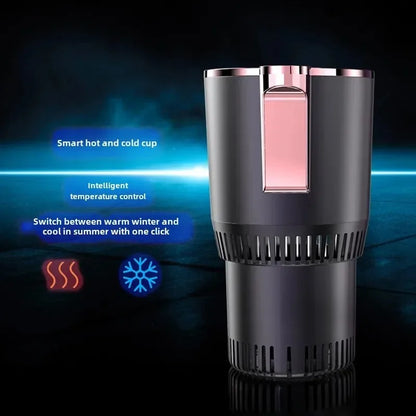 2-in-1 Car Cup Holder Cooler & Warmer 12V Smart Temperature Control Mug for Travel, Office & Home