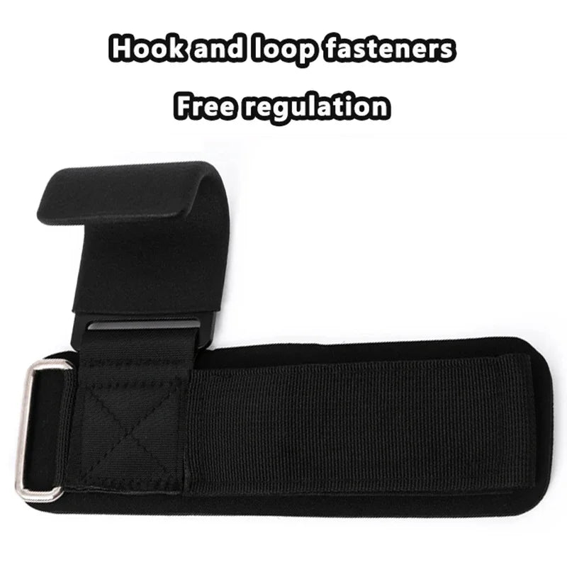 Weight Lifting Hook Grips with Wrist Wraps – Heavy-Duty Gym Straps for Powerlifting & Fitness Training