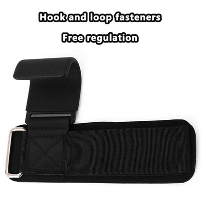 Weight Lifting Hook Grips with Wrist Wraps – Heavy-Duty Gym Straps for Powerlifting & Fitness Training