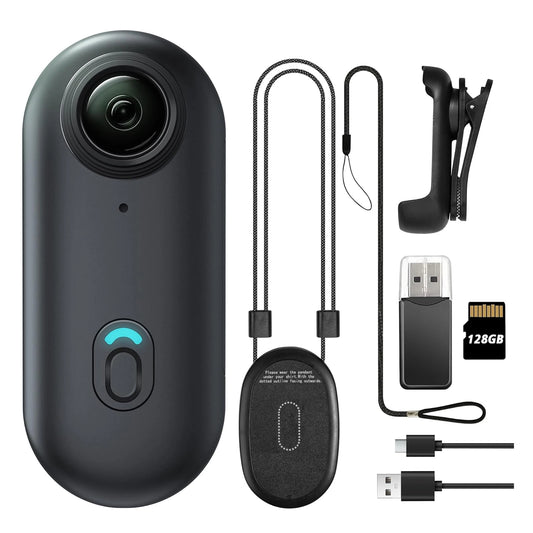 Mini Body Camera Helmet & Handlebar HD Sports Cam – Full HD Action Camera with WiFi for Motorcycle & Road Sports