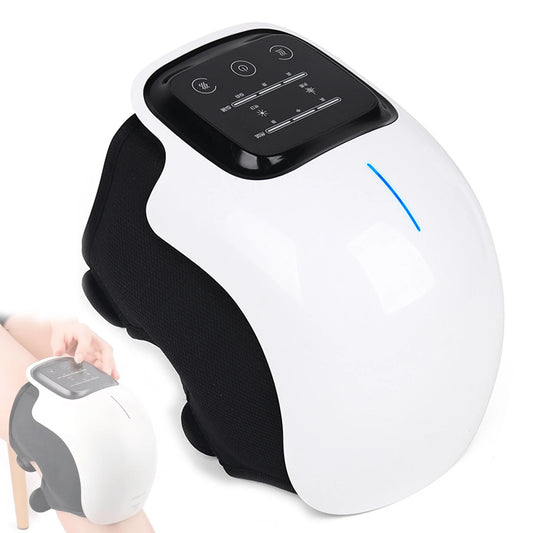 Smart Cordless Knee Massager Vibration Therapy Joint Pain Relief Device for Seniors