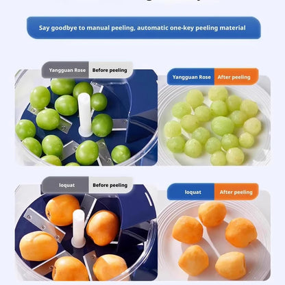 Automatic Electric Grape Peeler Machine Hands-Free Berry & Fruit Skin Remover, Effortless Fruit Prep Tool