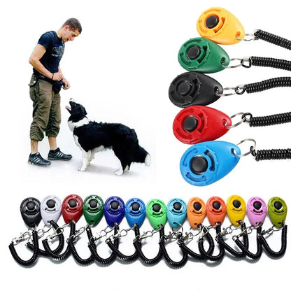 Dog Training Clicker with Wrist Strap – Pet Sound Trainer for Dogs & Cats