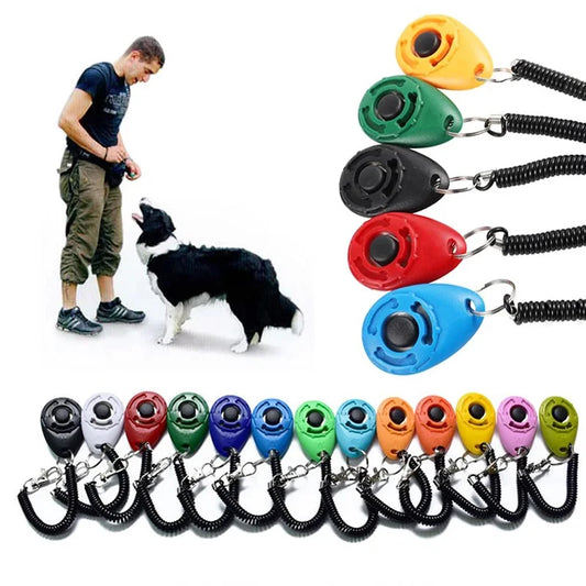 Dog Training Clicker with Wrist Strap – Pet Sound Trainer for Dogs & Cats