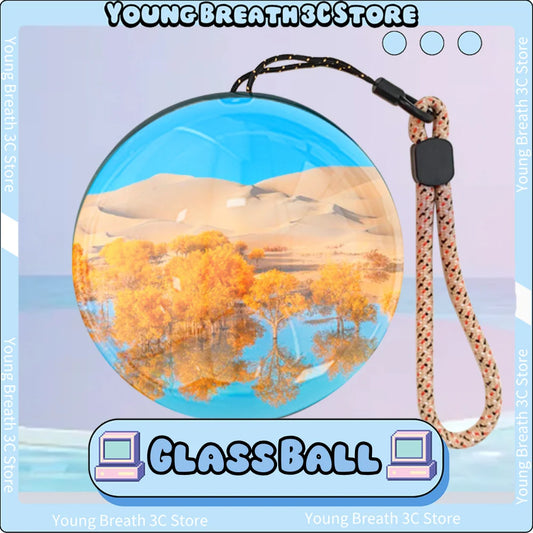 Creative DIY Art Glass Ball Lamp Customizable Video & Sound Spherical Pixel Display Gift