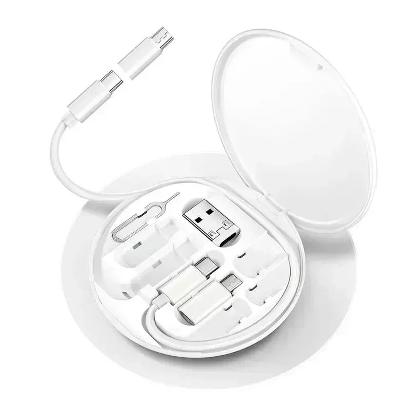 USB-C Multi-Function Mobile Adapter USB-A & Type-C to Micro USB & Lightning with SIM Tool