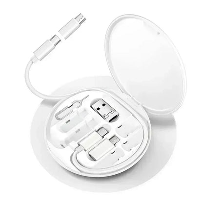 USB-C Multi-Function Mobile Adapter USB-A & Type-C to Micro USB & Lightning with SIM Tool