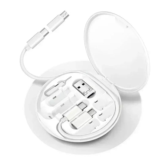 USB-C Multi-Function Mobile Adapter USB-A & Type-C to Micro USB & Lightning with SIM Tool