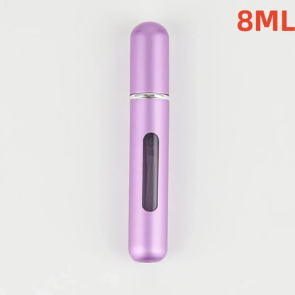 Portable Refillable Mini Perfume Atomizer - 5ml/8ml Travel Spray Bottle for Cologne & Oils
