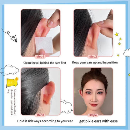 6/30/60/120PC Invisible Ear Correction Tape – Protruding & Elf Ear Aesthetic Stickers, Makeup Tool Patches