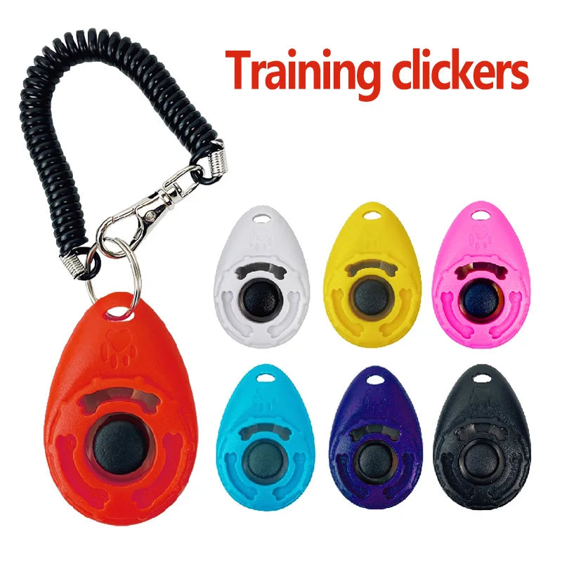 Dog Training Clicker with Wrist Strap – Pet Sound Trainer for Dogs & Cats