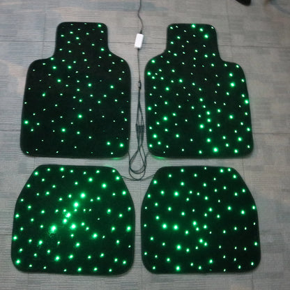 Fiber Optic Star Light Car Mats – Waterproof LED Twinkle Rugs with APP & Remote Control Effects