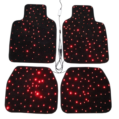 Fiber Optic Star Light Car Mats – Waterproof LED Twinkle Rugs with APP & Remote Control Effects