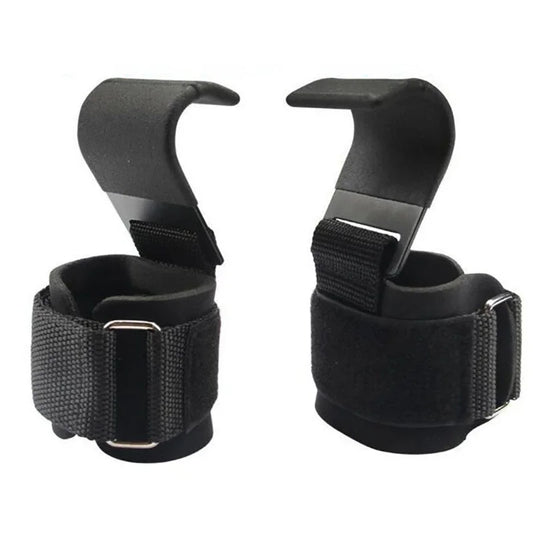 Weight Lifting Hook Grips with Wrist Wraps – Heavy-Duty Gym Straps for Powerlifting & Fitness Training