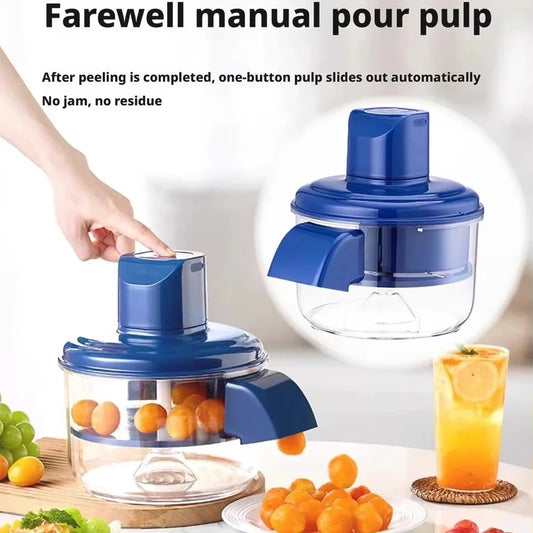 Automatic Electric Grape Peeler Machine Hands-Free Berry & Fruit Skin Remover, Effortless Fruit Prep Tool