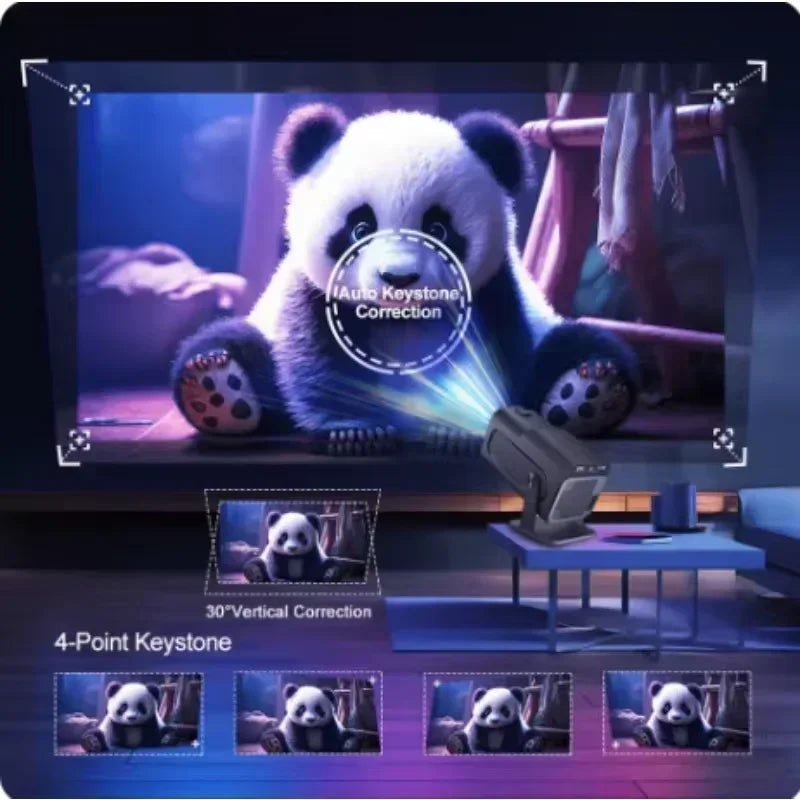 Magcubic HY320 4K Android TV Projector – 1080P, Laser Autofocus & Keystone Correction