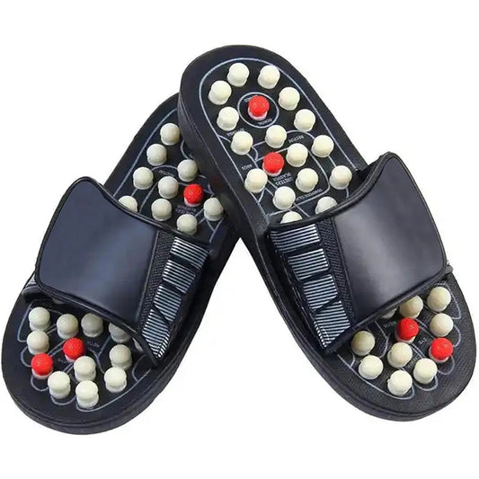 Acupressure Foot Massager Slippers – Reflexology Sandals for Plantar Fasciitis Pain Relief & Relaxation