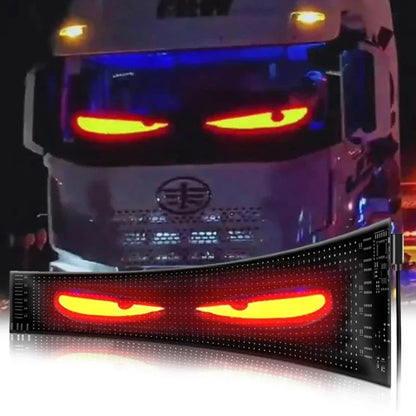 LED Eye Sign Truck Programmable Scrolling LED Display with Remote for Car/Truck