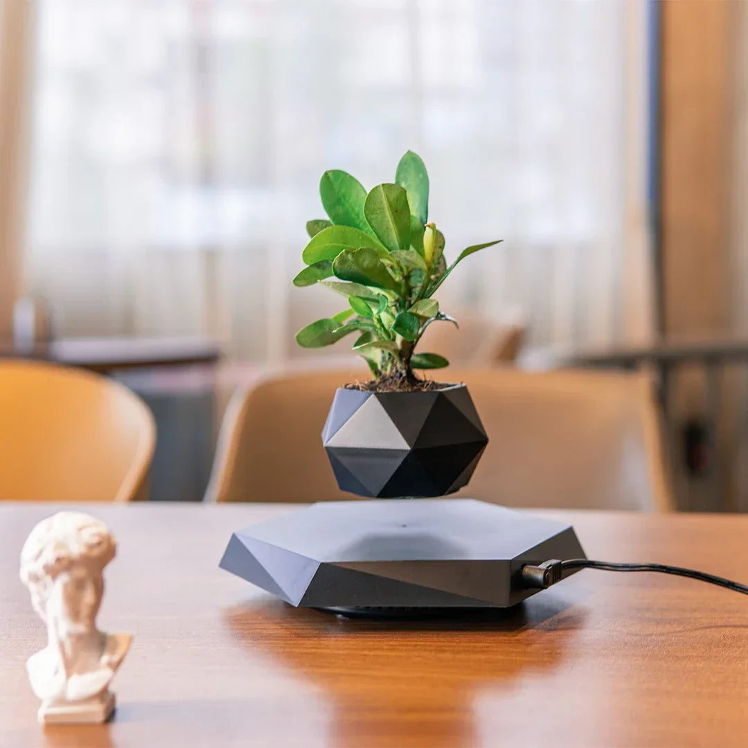 Magnetic Levitating Planter Floating  Plant Pot Creative Gift for Christmas