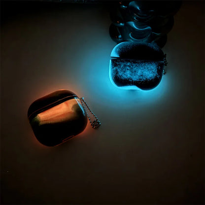 Luminous Quicksand AirPods Case Glow-in-the-Dark Sparkling Protection for Pro 2/3/4 Models