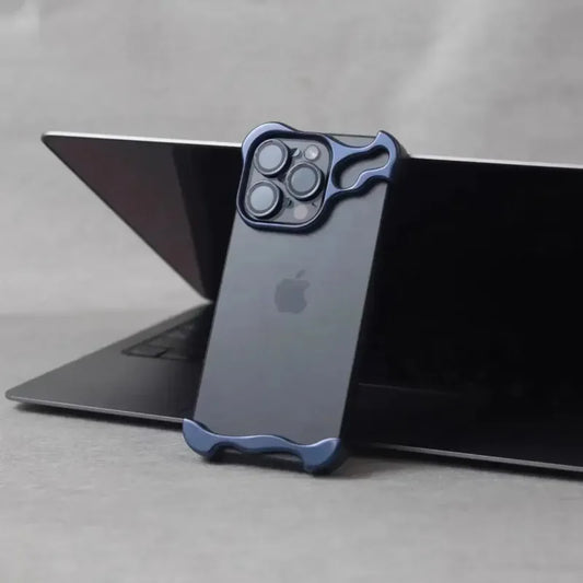 Titanium Alloy Shockproof Phone Case with Lens Film & Corner Bumper for iPhone 13–16 Pro Max