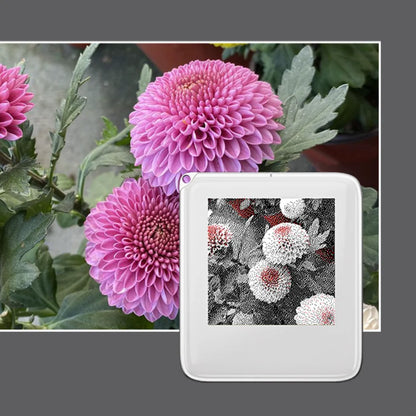NFC-Enabled Memory Keyring with 1.54-Inch Tri-Color E-Ink Display & Wireless Image Transmission