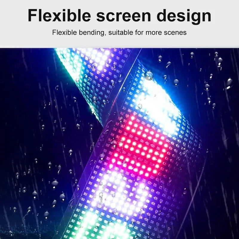 LED Eye Sign Truck Programmable Scrolling LED Display with Remote for Car/Truck
