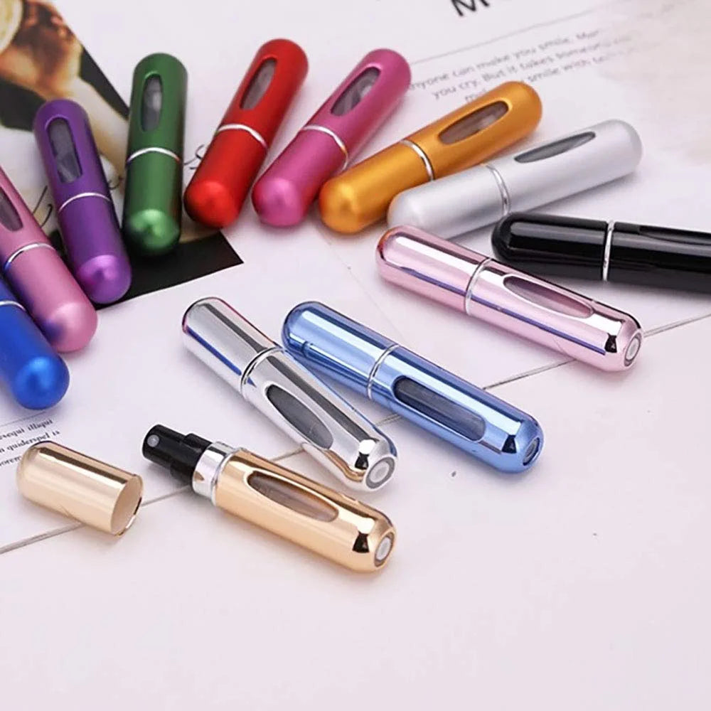Portable Refillable Mini Perfume Atomizer 5ml & 8ml Travel Spray Bottle