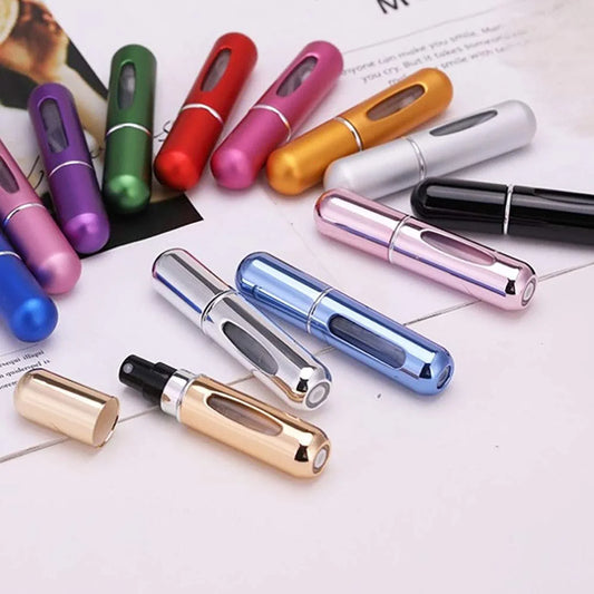 Portable Refillable Mini Perfume Atomizer 5ml & 8ml Travel Spray Bottle