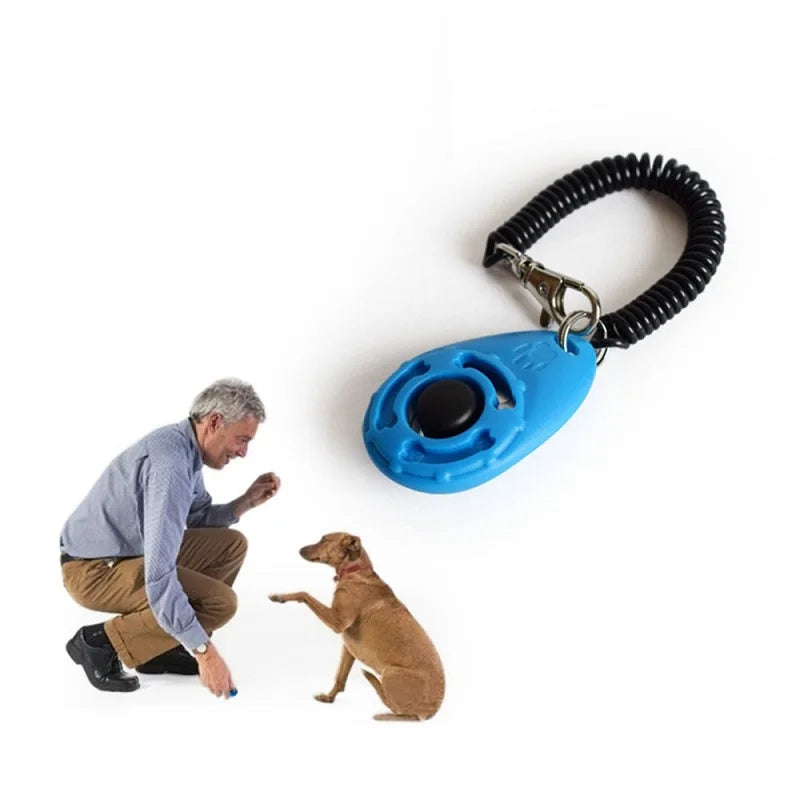 Dog Training Clicker with Wrist Strap – Pet Sound Trainer for Dogs & Cats