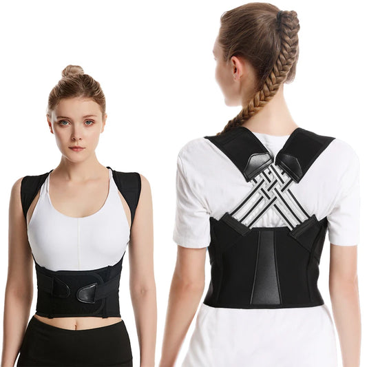 Adult Posture Corrector Belt – Breathable Back Support Strap for Men & Women Sitting Position Correction