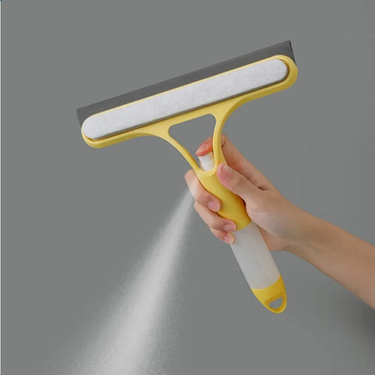 3-in-1 Car Glass Cleaning Wiper with Spray Bottle – Windshield & Window Cleaner Tool