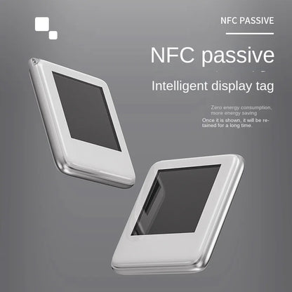 NFC-Enabled Memory Keyring with 1.54-Inch Tri-Color E-Ink Display & Wireless Image Transmission