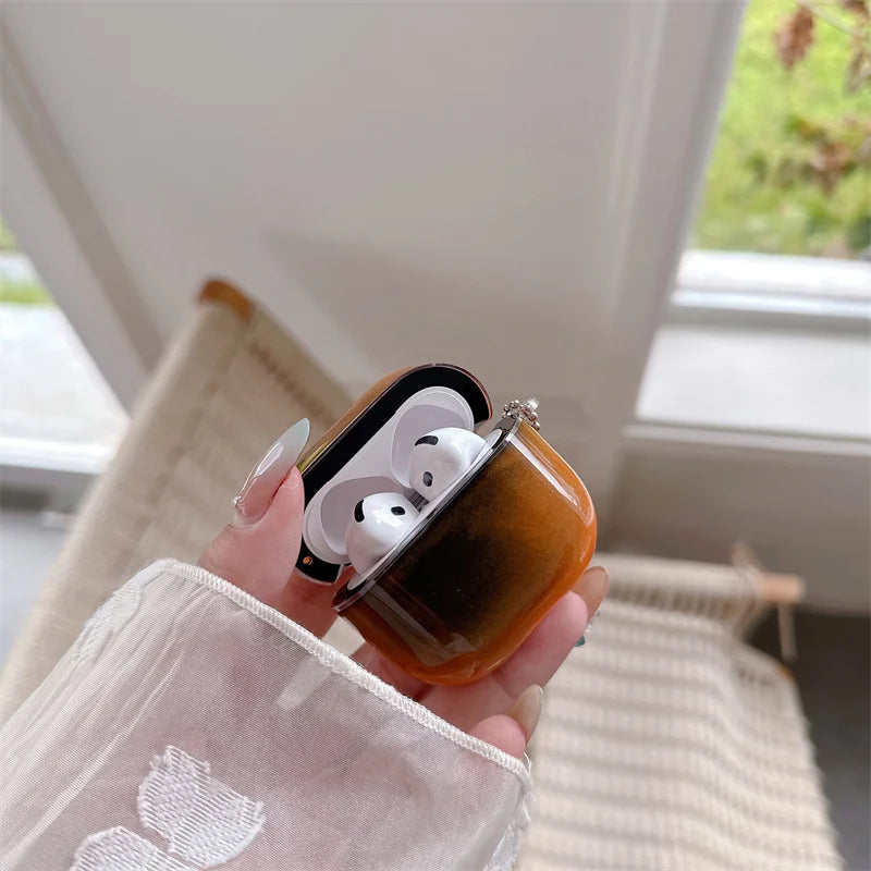 Luminous Quicksand AirPods Case Glow-in-the-Dark Sparkling Protection for Pro 2/3/4 Models